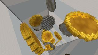 Screenshot of the Minecraft Bedrock Marketplace product MILLIONAIRE DROPPER created by Giggle Block Studios.