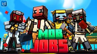 Thumbnail of the Minecraft Bedrock Marketplace product Mob Jobs created by Giggle Block Studios.