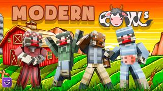 Thumbnail of the Minecraft Bedrock Marketplace product Modern Cows created by Giggle Block Studios.