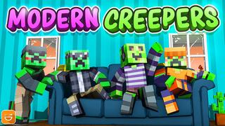 Thumbnail of the Minecraft Bedrock Marketplace product Modern Creepers created by Giggle Block Studios.