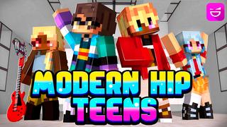 Thumbnail of the Minecraft Bedrock Marketplace product Modern Hip Teens created by Giggle Block Studios.