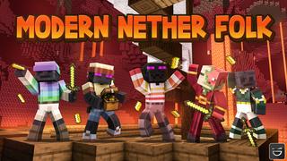Thumbnail of the Minecraft Bedrock Marketplace product Modern Nether Folk created by Giggle Block Studios.
