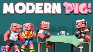 Thumbnail of the Minecraft Bedrock Marketplace product Modern Pigs created by Giggle Block Studios.