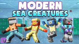 Thumbnail of the Minecraft Bedrock Marketplace product Modern Sea Creatures created by Giggle Block Studios.