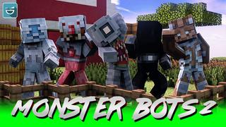 Thumbnail of the Minecraft Bedrock Marketplace product Monster Bots 2 created by Giggle Block Studios.