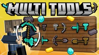 Thumbnail of the Minecraft Bedrock Marketplace product Multi Tools created by Giggle Block Studios.