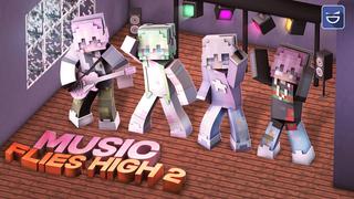 Thumbnail of the Minecraft Bedrock Marketplace product Music Flies High 2 created by Giggle Block Studios.