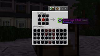 Screenshot of the Minecraft Bedrock Marketplace product Mysterious 8 Ball created by Giggle Block Studios.