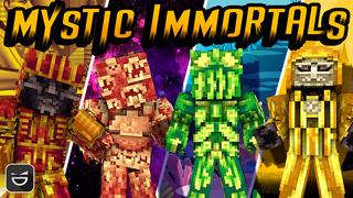 Thumbnail of the Minecraft Bedrock Marketplace product Mystic Immortals created by Giggle Block Studios.