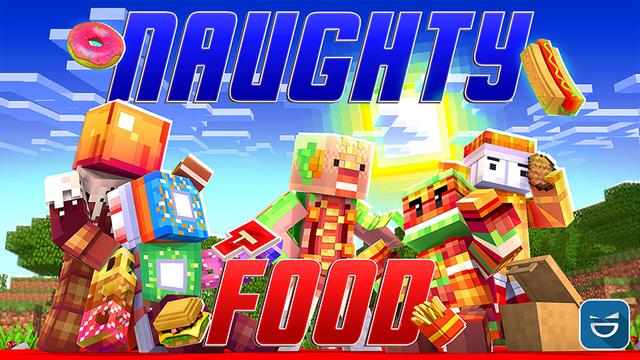 Thumbnail of the Minecraft Bedrock Marketplace product Naughty Food created by Giggle Block Studios.
