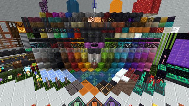 Screenshot of the Minecraft Bedrock Marketplace product Nekotron Texture Pack created by Giggle Block Studios.