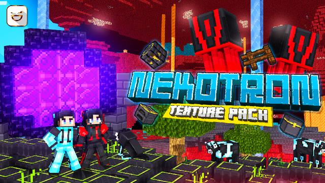 Thumbnail of the Minecraft Bedrock Marketplace product Nekotron Texture Pack created by Giggle Block Studios.