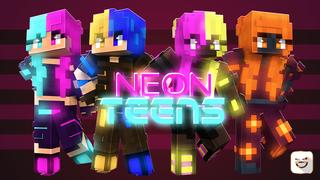 Thumbnail of the Minecraft Bedrock Marketplace product Neon Teens created by Giggle Block Studios.
