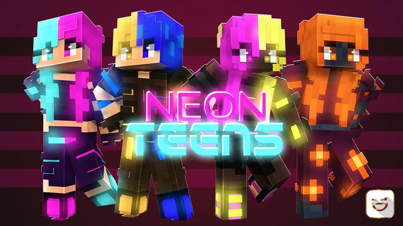 Neon Teens by Giggle Block Studios | CHUNK - Minecraft Bedrock ...