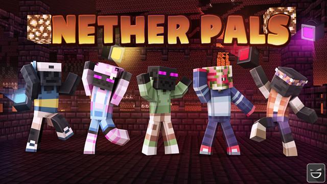 Thumbnail of the Minecraft Bedrock Marketplace product Nether Pals created by Giggle Block Studios.