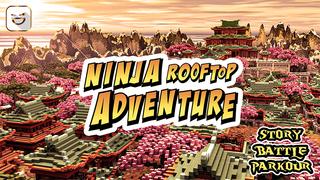Thumbnail of the Minecraft Bedrock Marketplace product Aventura Ninja no Telhado created by Giggle Block Studios.