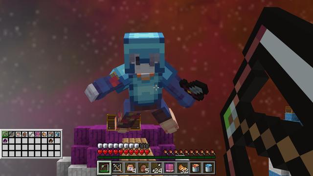 Screenshot of the Minecraft Bedrock Marketplace product Noble PVP Texture Pack created by Giggle Block Studios.