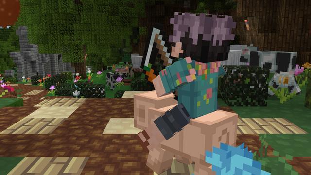 Screenshot of the Minecraft Bedrock Marketplace product Noble PVP Texture Pack created by Giggle Block Studios.