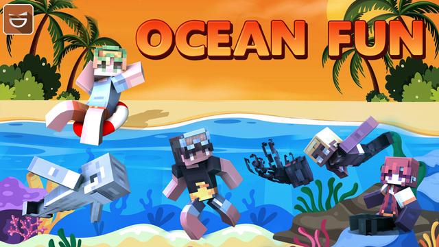 Thumbnail of the Minecraft Bedrock Marketplace product Ocean Fun created by Giggle Block Studios.