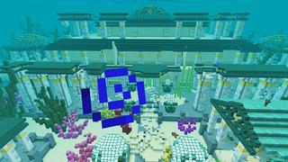 Screenshot of the Minecraft Bedrock Marketplace product Ocean Temple Spawn created by Giggle Block Studios.
