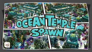 Thumbnail of the Minecraft Bedrock Marketplace product Ocean Temple Spawn created by Giggle Block Studios.
