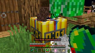 Screenshot of the Minecraft Bedrock Marketplace product One Block Time Bomb created by Giggle Block Studios.