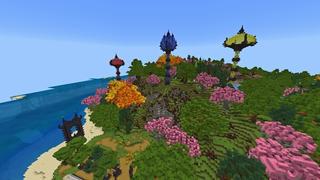 Screenshot of the Minecraft Bedrock Marketplace product Paradise Island created by Giggle Block Studios.