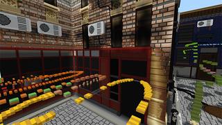 Screenshot of the Minecraft Bedrock Marketplace product Parkour Alley created by Giggle Block Studios.