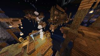 Screenshot of the Minecraft Bedrock Marketplace product Parkour Lands created by Giggle Block Studios.
