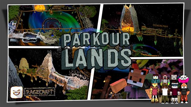 Thumbnail of the Minecraft Bedrock Marketplace product Parkour Lands created by Giggle Block Studios.