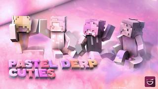 Thumbnail of the Minecraft Bedrock Marketplace product Pastel Derp Cuties created by Giggle Block Studios.