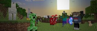 Panorama of the Minecraft Bedrock Marketplace product Pets Expansion created by Giggle Block Studios.