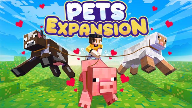 Thumbnail of the Minecraft Bedrock Marketplace product Pets Expansion created by Giggle Block Studios.