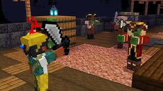 Screenshot of the Minecraft Bedrock Marketplace product Pirate Skyblock 2 created by Giggle Block Studios.
