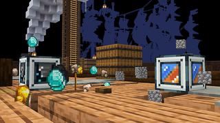 Screenshot of the Minecraft Bedrock Marketplace product Pirate Skyblock 2 created by Giggle Block Studios.