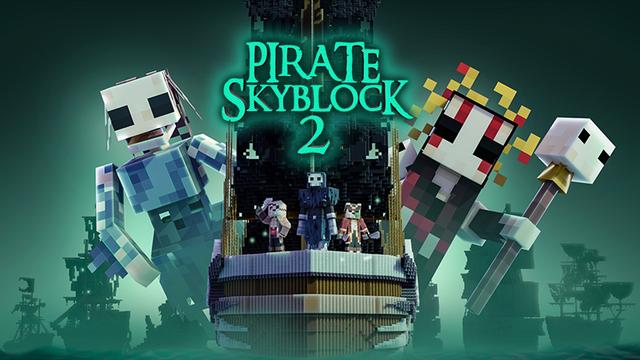 Thumbnail of the Minecraft Bedrock Marketplace product Pirate Skyblock 2 created by Giggle Block Studios.