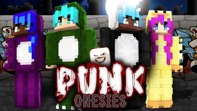 Thumbnail of the Minecraft Bedrock Marketplace product Punk Onesies created by Giggle Block Studios.