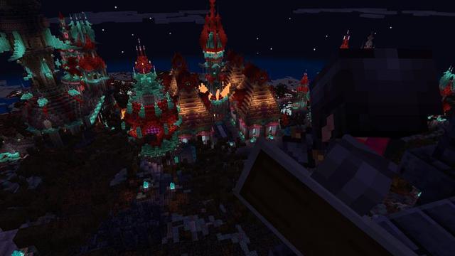 Screenshot of the Minecraft Bedrock Marketplace product PVP Fantasy Resource Pack created by Giggle Block Studios.