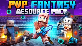 Thumbnail of the Minecraft Bedrock Marketplace product PVP Fantasy Resource Pack created by Giggle Block Studios.