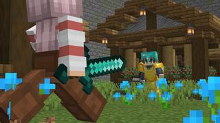 Screenshot of the Minecraft Bedrock Marketplace product PvP Training Simulator created by Giggle Block Studios.