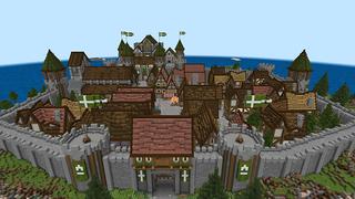 Screenshot of the Minecraft Bedrock Marketplace product Razor's Keep created by Giggle Block Studios.