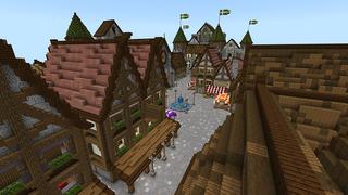 Screenshot of the Minecraft Bedrock Marketplace product Razor's Keep created by Giggle Block Studios.