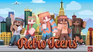 Thumbnail of the Minecraft Bedrock Marketplace product Retro Teens created by Giggle Block Studios.