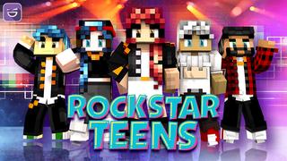 Thumbnail of the Minecraft Bedrock Marketplace product Rockstar Teens created by Giggle Block Studios.