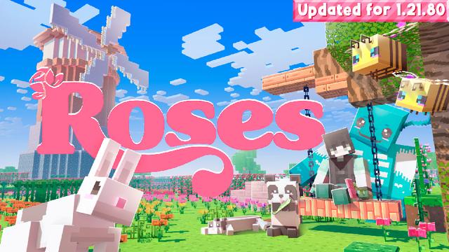 Thumbnail of the Minecraft Bedrock Marketplace product Roses created by Giggle Block Studios.