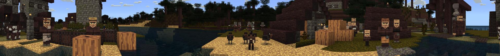 Panorama of the Minecraft Bedrock Marketplace product Rusty created by Giggle Block Studios.
