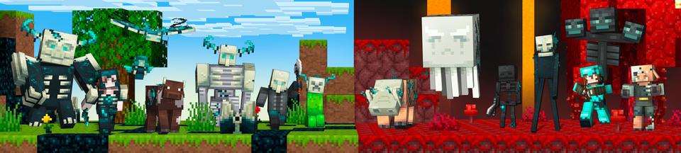 Panorama of the Minecraft Bedrock Marketplace product Sculk in Bulk created by Giggle Block Studios.