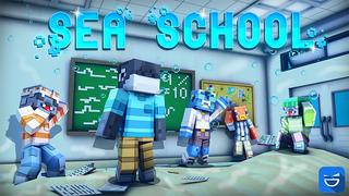 Thumbnail of the Minecraft Bedrock Marketplace product Sea School created by Giggle Block Studios.
