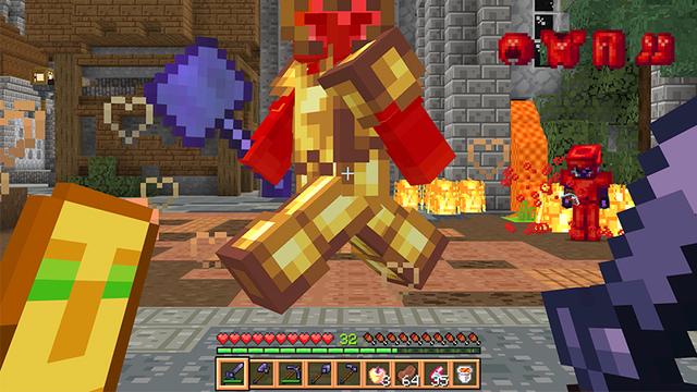 Screenshot of the Minecraft Bedrock Marketplace product Simple PvP created by Giggle Block Studios.