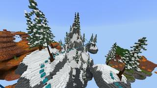 Screenshot of the Minecraft Bedrock Marketplace product Sky Life Parkour created by Giggle Block Studios.